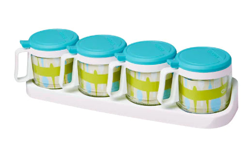 Glass Spice Box and Storage Jar