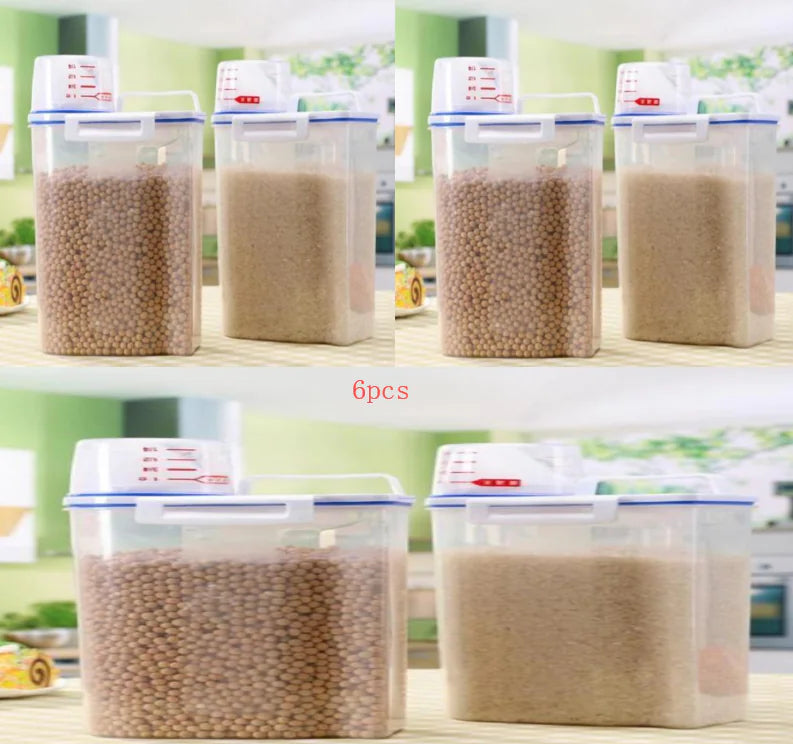 2KG Airtight Grain Keeper with Scoop