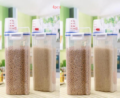 2KG Airtight Grain Keeper with Scoop