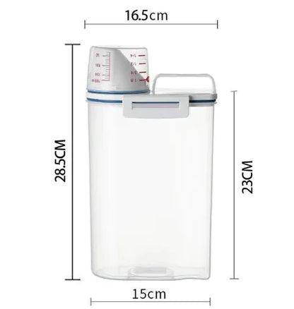 2KG Airtight Grain Keeper with Scoop