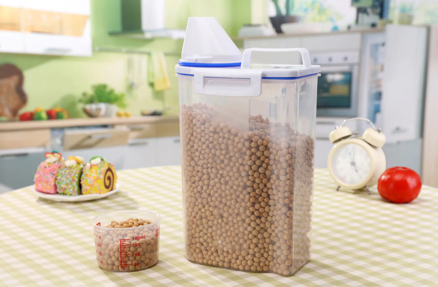 2KG Airtight Grain Keeper with Scoop