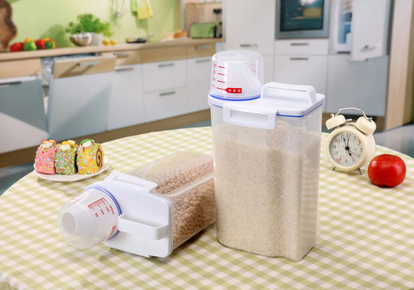 2KG Airtight Grain Keeper with Scoop