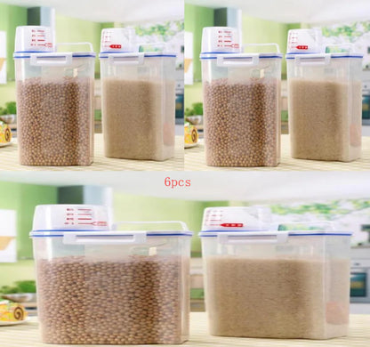 2KG Airtight Grain Keeper with Scoop