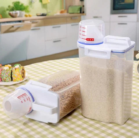2KG Airtight Grain Keeper with Scoop