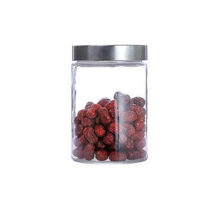 Premium Kitchen Storage Glass Jar Set