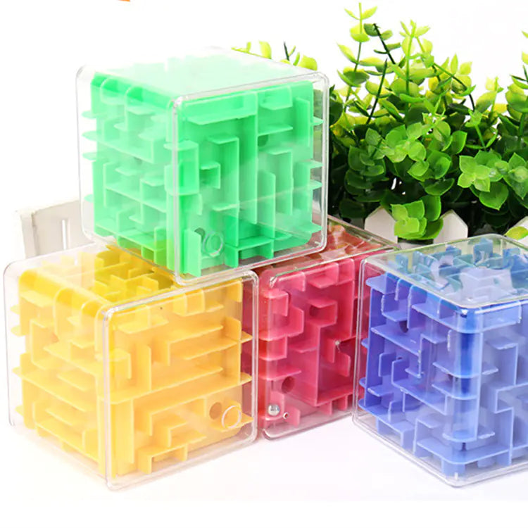 3D Maze Cube Puzzle Toy for Kids